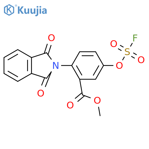 Methyl 2-(1,3-dioxoisoindol-2-yl)-5-fluorosulfonyloxybenzoate structure