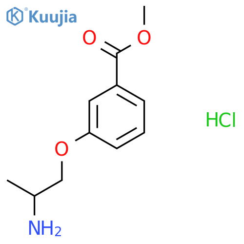 Methyl 3-(2-aminopropoxy)benzoate hydrochloride structure