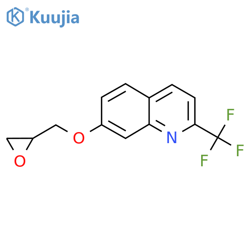 7-(Oxiran-2-ylmethoxy)-2-(trifluoromethyl)quinoline structure