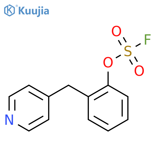 2-[(Pyridin-4-yl)methyl]phenyl sulfurofluoridate structure