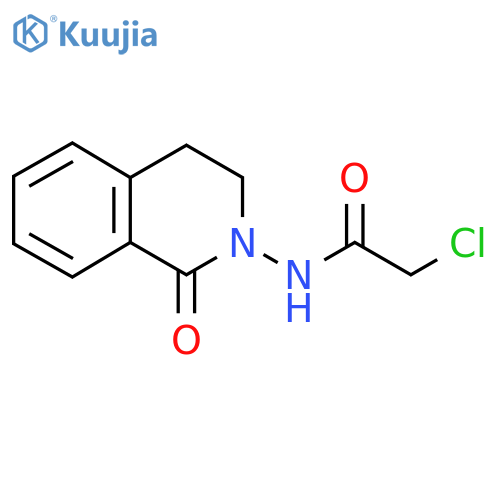 2-Chloro-N-(1-oxo-3,4-dihydroisoquinolin-2-yl)acetamide structure