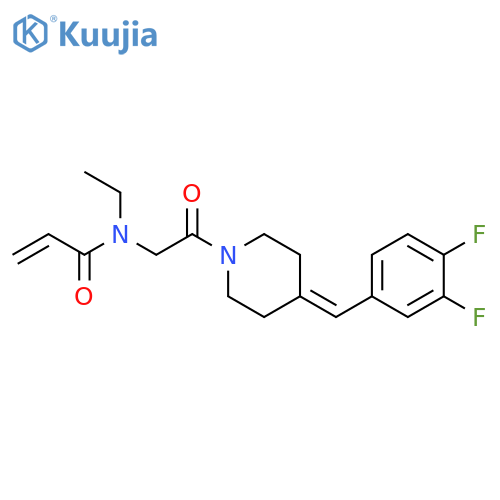 N-[2-[4-[(3,4-Difluorophenyl)methylene]-1-piperidinyl]-2-oxoethyl]-N-ethyl-2-propenamide structure