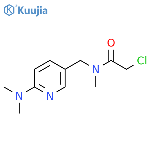 2-chloro-N-{6-(dimethylamino)pyridin-3-ylmethyl}-N-methylacetamide structure