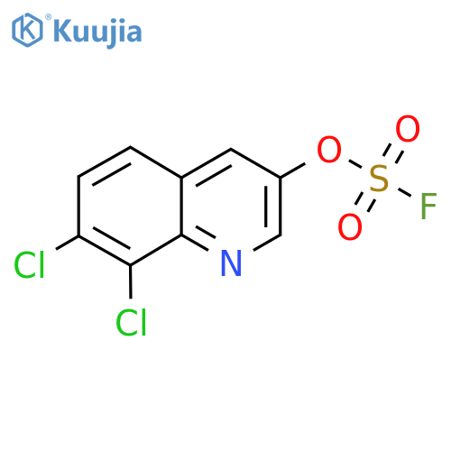 7,8-dichloroquinolin-3-yl sulfurofluoridate structure