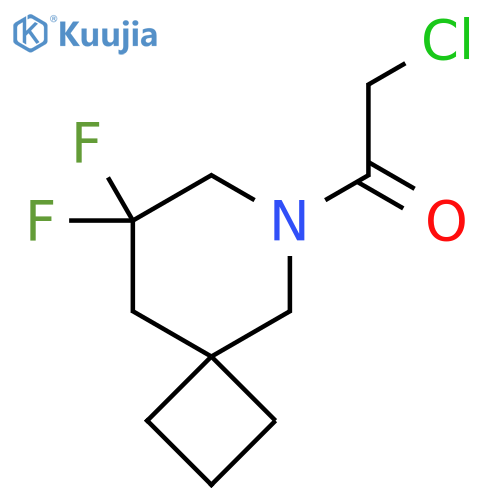 2-chloro-1-{8,8-difluoro-6-azaspiro3.5nonan-6-yl}ethan-1-one structure