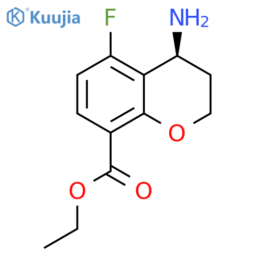 ethyl (4S)-4-amino-5-fluoro-chromane-8-carboxylate structure