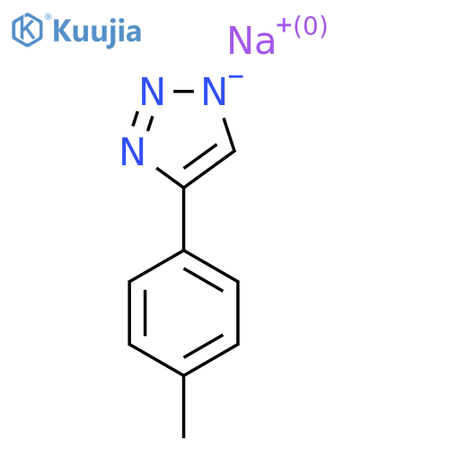 4-(4-methylphenyl)-1-sodio-1H-1,2,3-triazole structure
