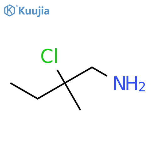 2-Chloro-2-methylbutan-1-amine structure