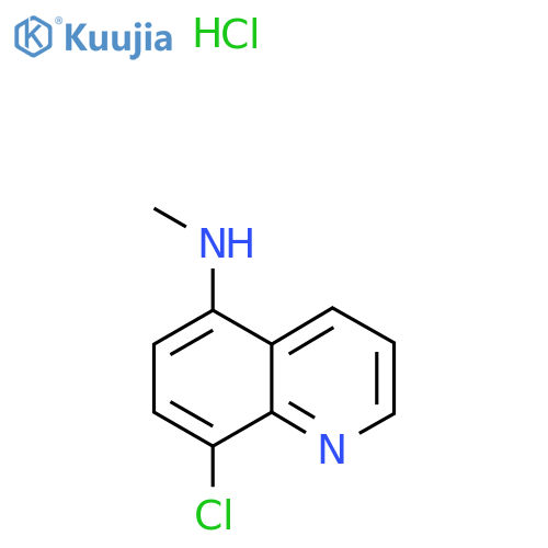 8-chloro-N-methylquinolin-5-amine hydrochloride structure