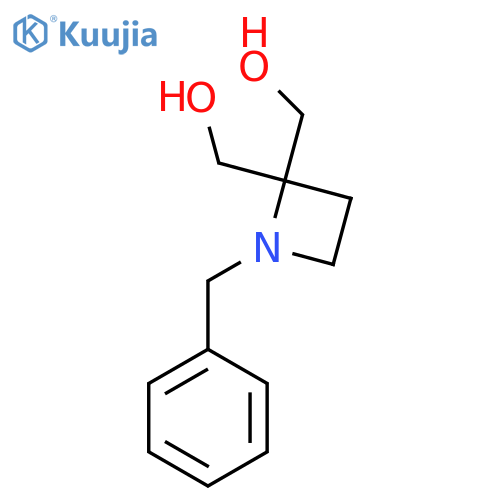 [1-Benzyl-2-(hydroxymethyl)azetidin-2-yl]methanol structure