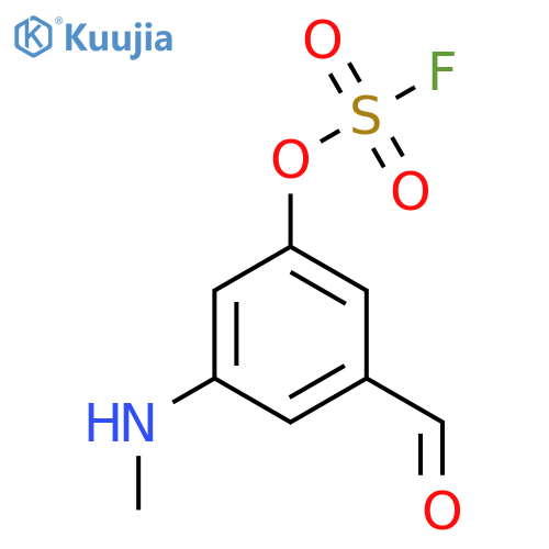 3-Formyl-5-(methylamino)phenyl sulfurofluoridate structure