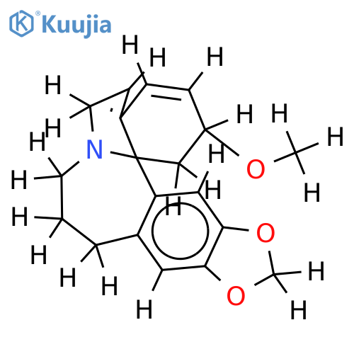 15,16-methanediyldioxy-3beta-methoxy-11a-homo-erythrina-1,6-diene structure