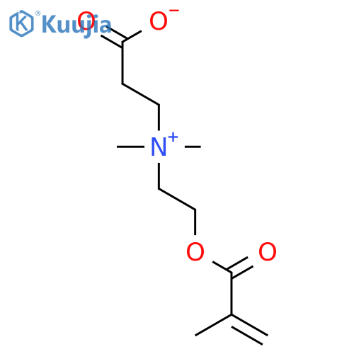 3-2-(Methacryloyloxy)ethyldimethylammoniopropionate structure