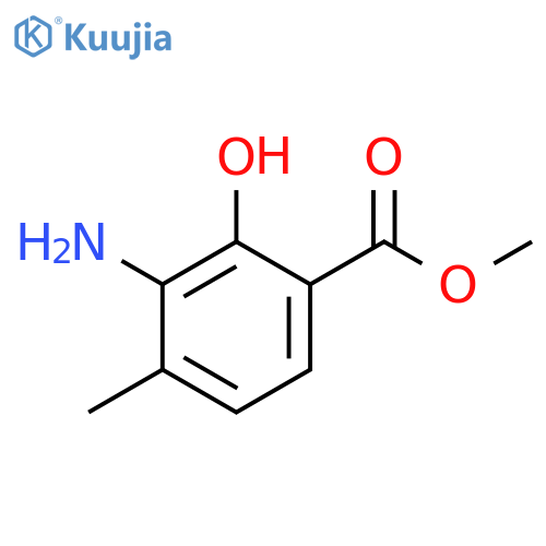 methyl 3-amino-2-hydroxy-4-methylbenzoate structure