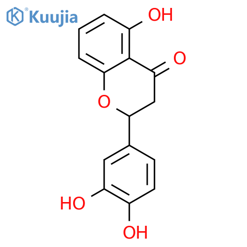 4H-1-Benzopyran-4-one,2-(3,4-dihydroxyphenyl)-2,3-dihydro-5-hydroxy-, (2S)- structure