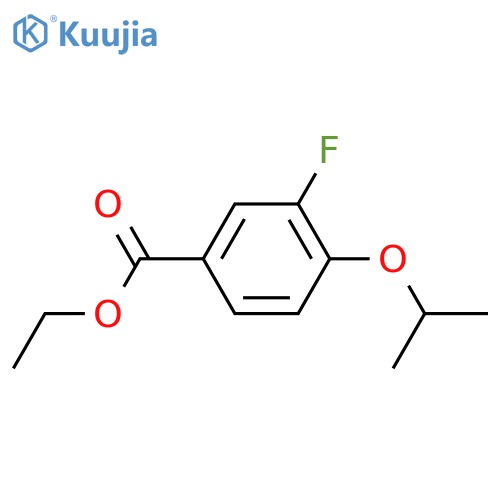 Ethyl 3-fluoro-4-isopropoxybenzoate structure