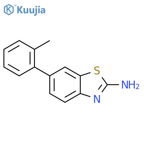 6-(o-Tolyl)benzo[d]thiazol-2-amine structure