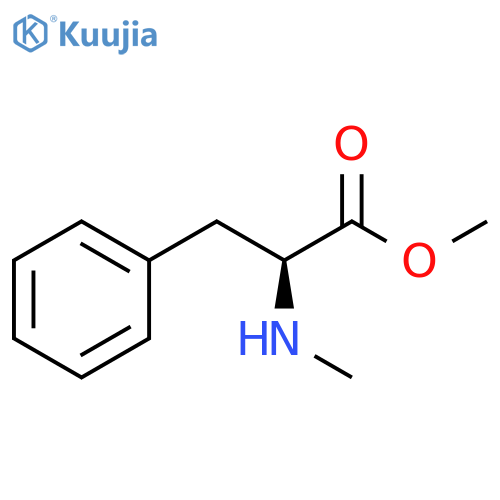 methyl 2-(methylamino)-3-phenylpropanoate structure