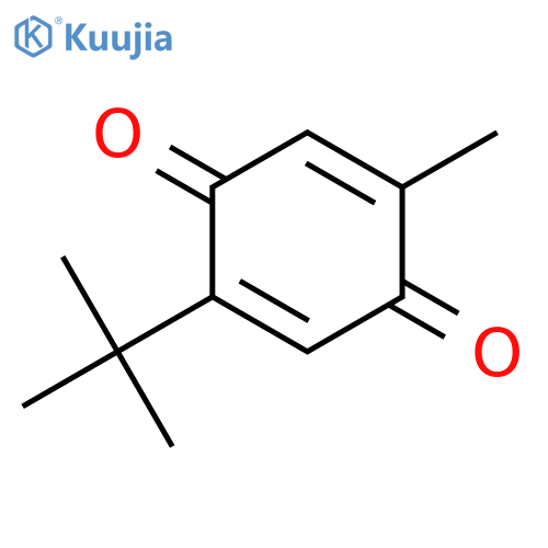 2,5-Cyclohexadiene-1,4-dione, 2-(1,1-dimethylethyl)-5-methyl- structure