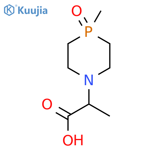 2-(4-Methyl-4-oxo-1,4lambda5-azaphosphinan-1-yl)propanoic acid structure