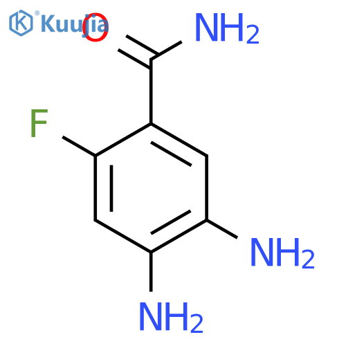 4,5-Diamino-2-fluorobenzamide structure