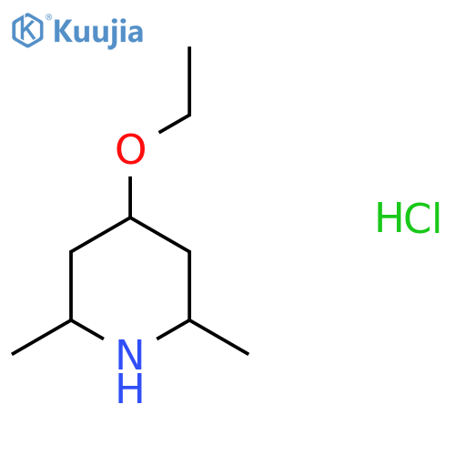 4-ethoxy-2,6-dimethylpiperidine hydrochloride, Mixture of diastereomers structure