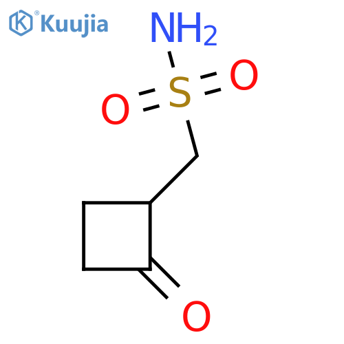 (2-Oxocyclobutyl)methanesulfonamide structure