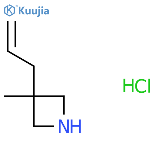 3-methyl-3-(prop-2-en-1-yl)azetidine hydrochloride structure