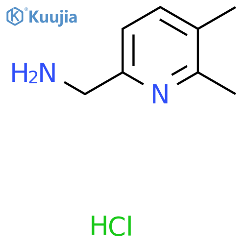 (5,6-Dimethylpyridin-2-yl)methanamine hydrochloride structure