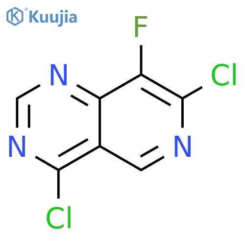 Pyrido[4,3-d]pyrimidine, 4,7-dichloro-8-fluoro- structure