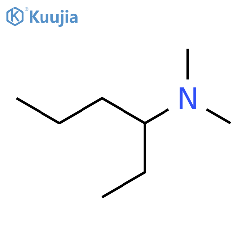 N,N-Dimethyl-3-hexanamine structure