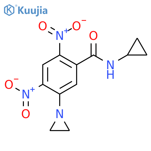 Benzamide, 5-(1-aziridinyl)-N-cyclopropyl-2,4-dinitro- structure