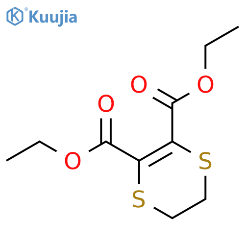 Diethyl 5,6-dihydro-1,4-dithiine-2,3-dicarboxylate structure
