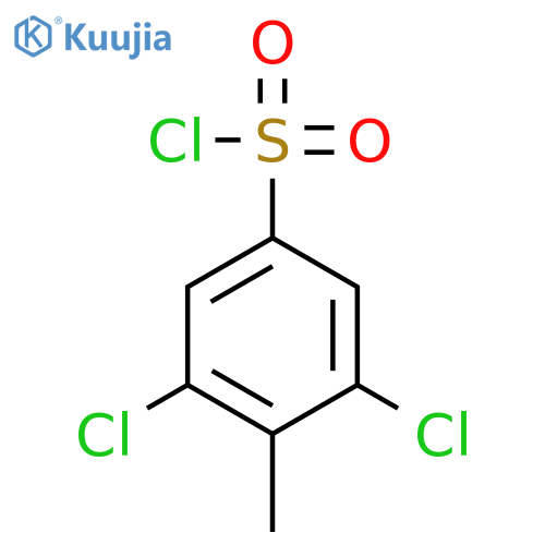 3,5-Dichloro-4-methylbenzene-1-sulfonyl chloride structure
