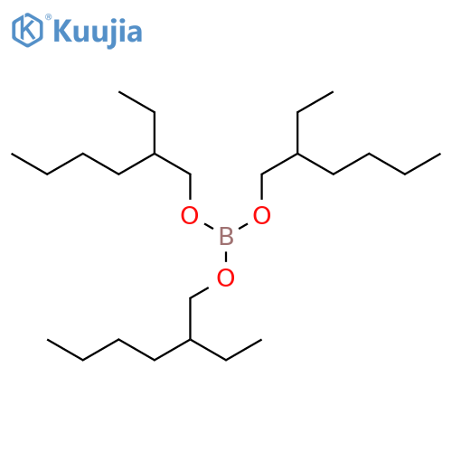 Boric acid,tris(2-ethylhexyl) ester structure