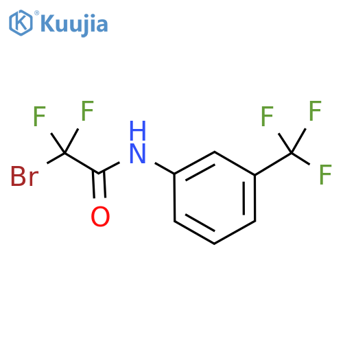 2-Bromo-2,2-difluoro-N-(3-(trifluoromethyl)phenyl)acetamide structure