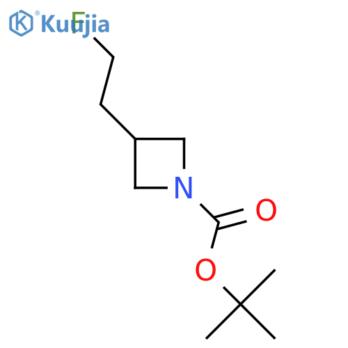 Tert-butyl 3-(2-fluoroethyl)azetidine-1-carboxylate structure