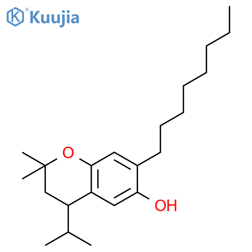 2H-1-Benzopyran-6-ol,3,4-dihydro-2,2-dimethyl-4-(1-methylethyl)-7-octyl- structure