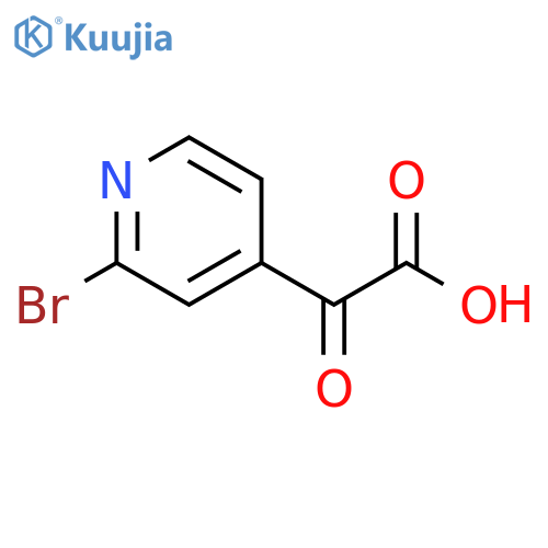 2-(2-bromopyridin-4-yl)-2-oxoacetic acid structure