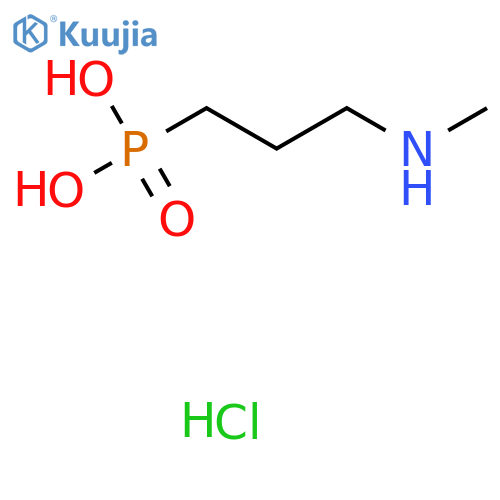 3-(methylamino)propylphosphonic acid hydrochloride structure
