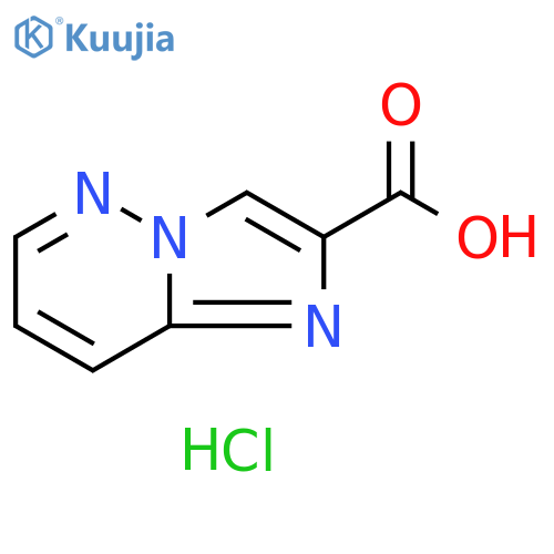 imidazo1,2-bpyridazine-2-carboxylic acid hydrochloride structure