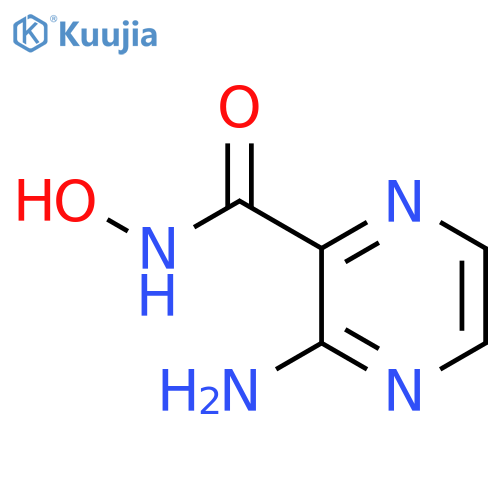 3-Amino-N-hydroxypyrazine-2-carboxamide structure