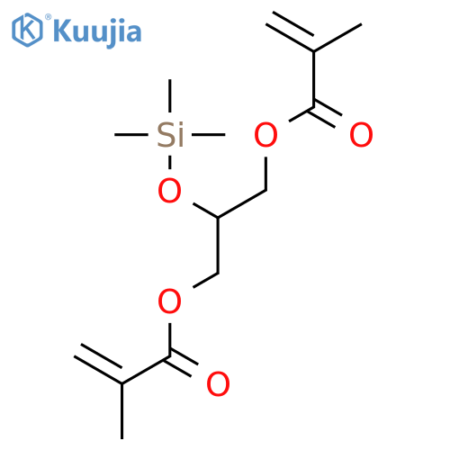 1,3-BIS(METHACRYLOXY)-2-TRIMETHYLSILOXYPROPANE structure