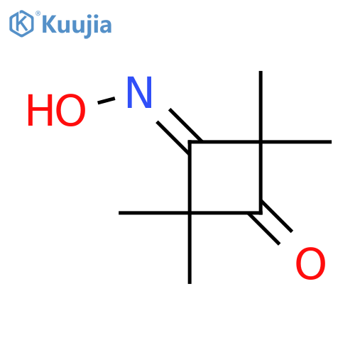 1,3-Cyclobutanedione,2,2,4,4-tetramethyl-, 1-oxime structure