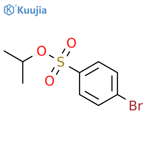 Benzenesulfonic acid, 4-bromo-, 1-methylethyl ester structure