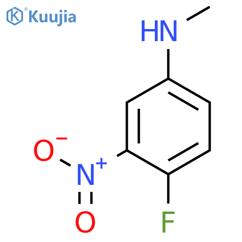 4-fluoro-N-methyl-3-nitroaniline structure