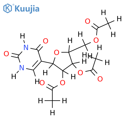 2',3',5'-Tri-Ac-Pseudouidine C structure