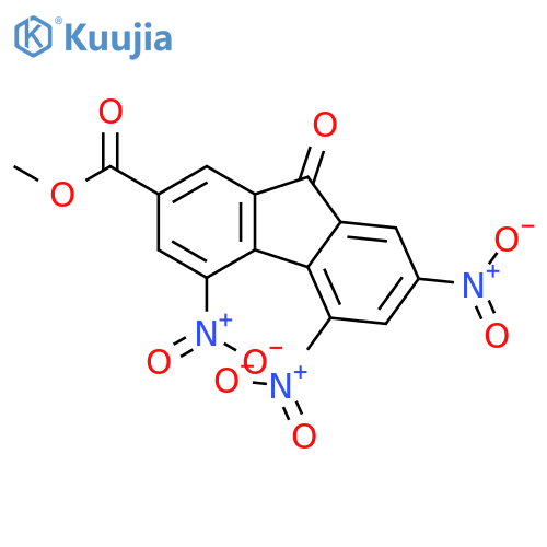 Methyl 4,5,7-trinitro-9-oxo-9H-fluorene-2-carboxylate structure