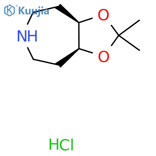 (3aR,8aS)-2,2-dimethyl-octahydro-1,3dioxolo4,5-dazepine hydrochloride, cis structure