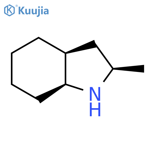 (2R,3As,7aS)-2-methyl-2,3,3a,4,5,6,7,7a-octahydro-1H-indole structure
